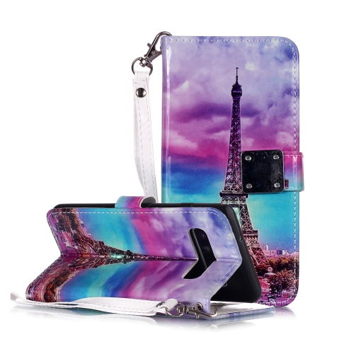 

Magic 3D Bright Coloured Drawing Pattern Horizontal Flip PU Leather Case with Holder & Card Slots & Wallet & Photo Frame for Galaxy S10(Iron Tower)