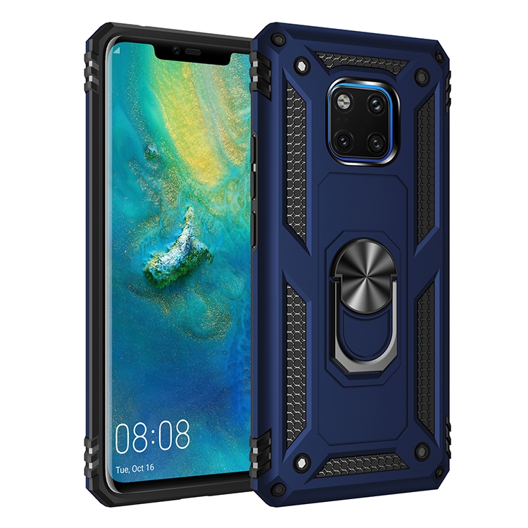 

Armor Shockproof TPU + PC Protective Case with 360 Degree Rotation Holder for Huawei Mate 20 Pro(Blue)