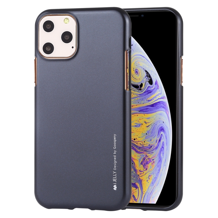 

GOOSPERY i-JELLY TPU Shockproof and Scratch Case for iPhone 11 Pro(Black)