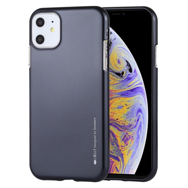 

GOOSPERY i-JELLY TPU Shockproof and Scratch Case for iPhone 11(Black)