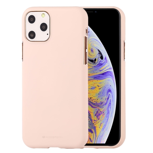 

MERCURY GOOSPERY SOFE FEELING TPU Shockproof and Scratch Case for iPhone 11 Pro Max(Apricot)