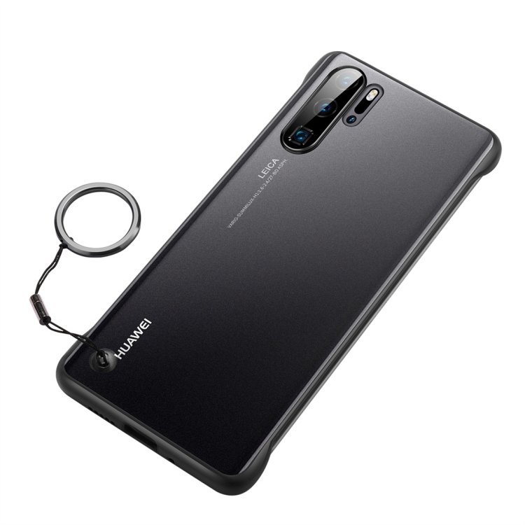 

Frosted Anti-skidding TPU Protective Case with Metal Ring for Huawei P30 Pro(Black)