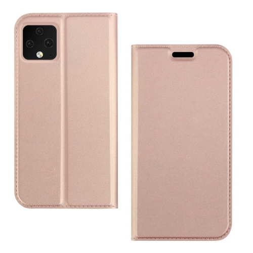 

DZGOGO ISKIN Series Slight Frosted PU+ TPU Case For Google Pixel 4(Rose Gold)