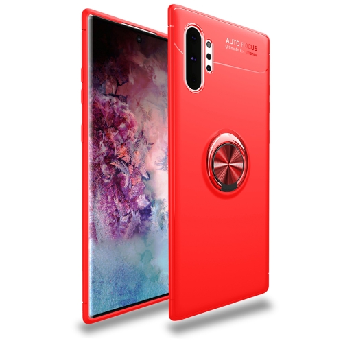 

lenuo Shockproof TPU Case with Invisible Holder For Galaxy Note10+(Red)
