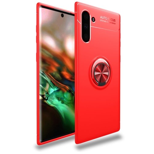 

lenuo Shockproof TPU Case with Invisible Holder For Galaxy Note10(Red)