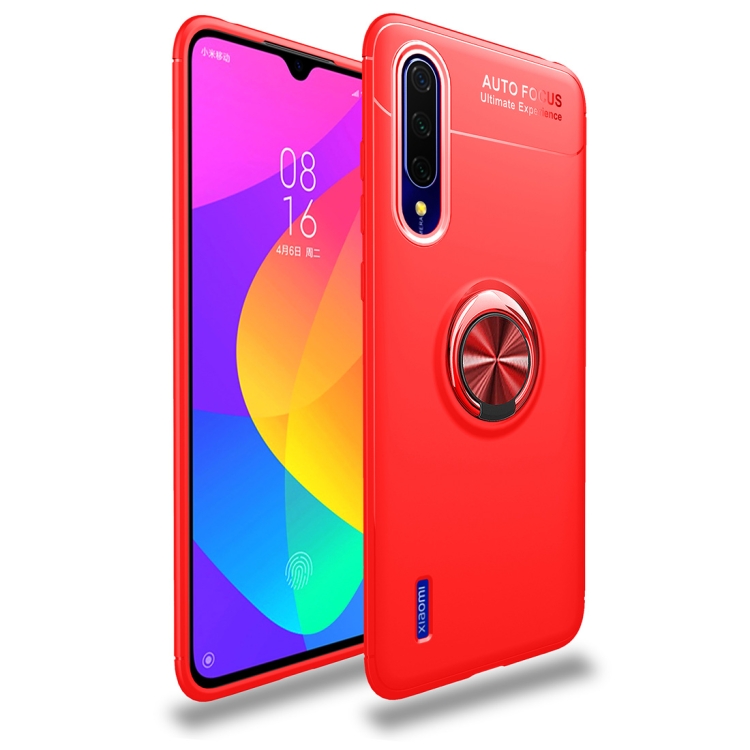 

lenuo Shockproof TPU Case with Invisible Holder For Xiaomi Mi CC9(Red)