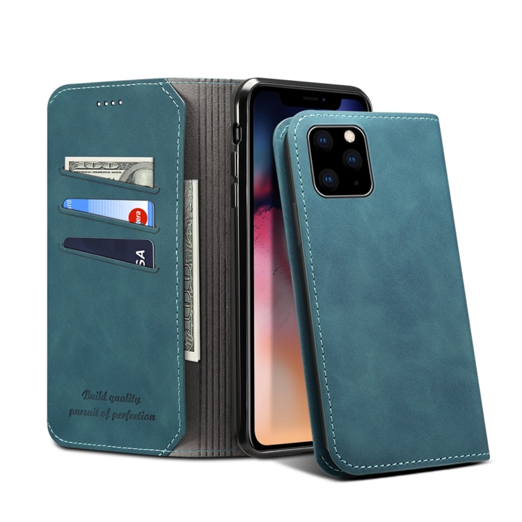 

PU + TPU Horizontal Flip Leather Case with Holder & Card Slots & Wallet for iPhone 11 Pro Max(Green)