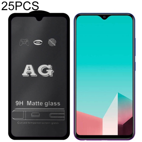 

25 PCS AG Matte Frosted Full Cover Tempered Glass For Vivo X21 / Y85