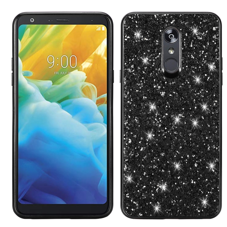 

Glitter Powder Shockproof TPU Protective Case for LG Stylo 5(Black)