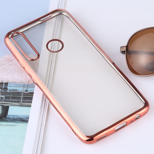 

Ultra-thin Electroplating Soft TPU Protective Back Cover Case for Huawei P Smart Z / Y9 Prime(Rose Gold)