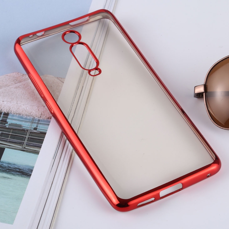 

Ultra-thin Electroplating Soft TPU Protective Back Cover Case for Xiaomi Mi 9T / Redmi K20 / K20 Pro(Red)