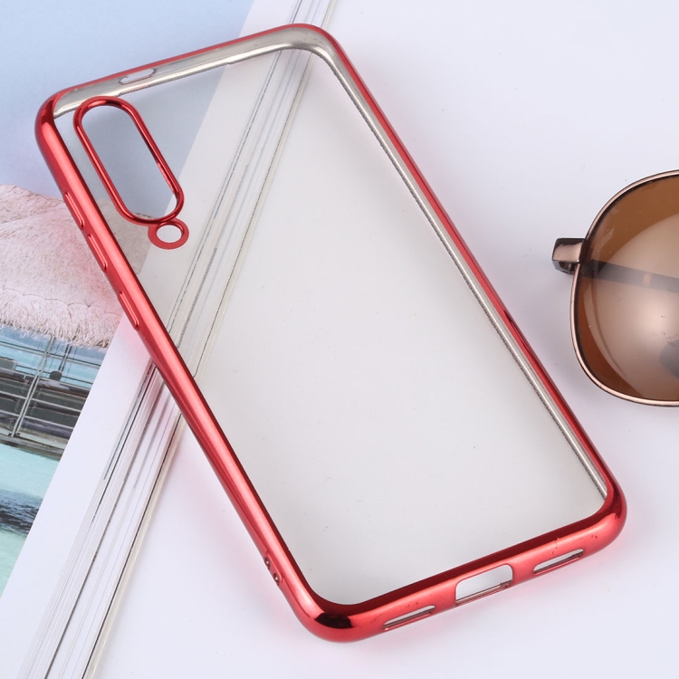 

Ultra-thin Electroplating Soft TPU Protective Back Cover Case for Xiaomi Mi 9 SE(Red)