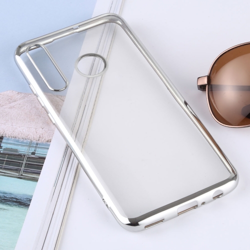 

Ultra-thin Electroplating Soft TPU Protective Back Cover Case for Huawei Enjoy 9s / Honor 20i(Silver)