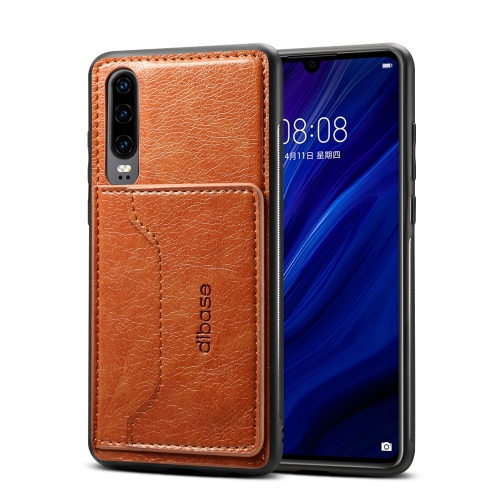 

Dibase 2 in 1 Crazy Horse Texture PU Leather Case with Holder & Card Slot For Xiaomi Mi CC9(Brown)