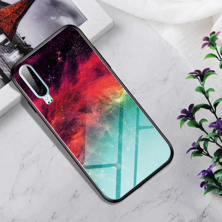 

Shockproof Tempered Glass + TPU Case For Huawei P30(Colorful Nebula)