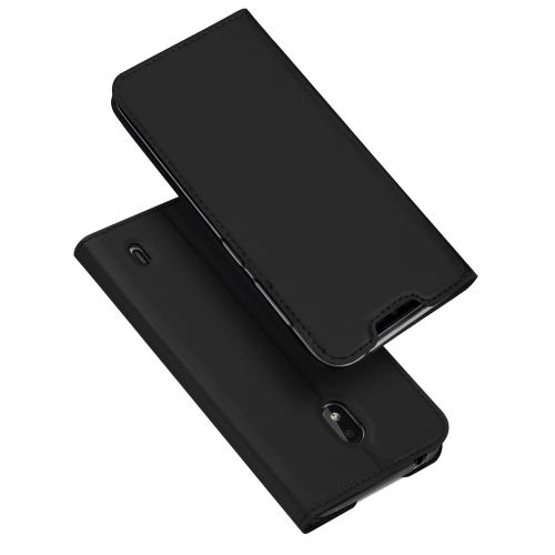 

DUX DUCIS Skin Pro Series Shockproof Horizontal Flip Leather Case with Holder & Card Slots for Nokia 2.2(Black)