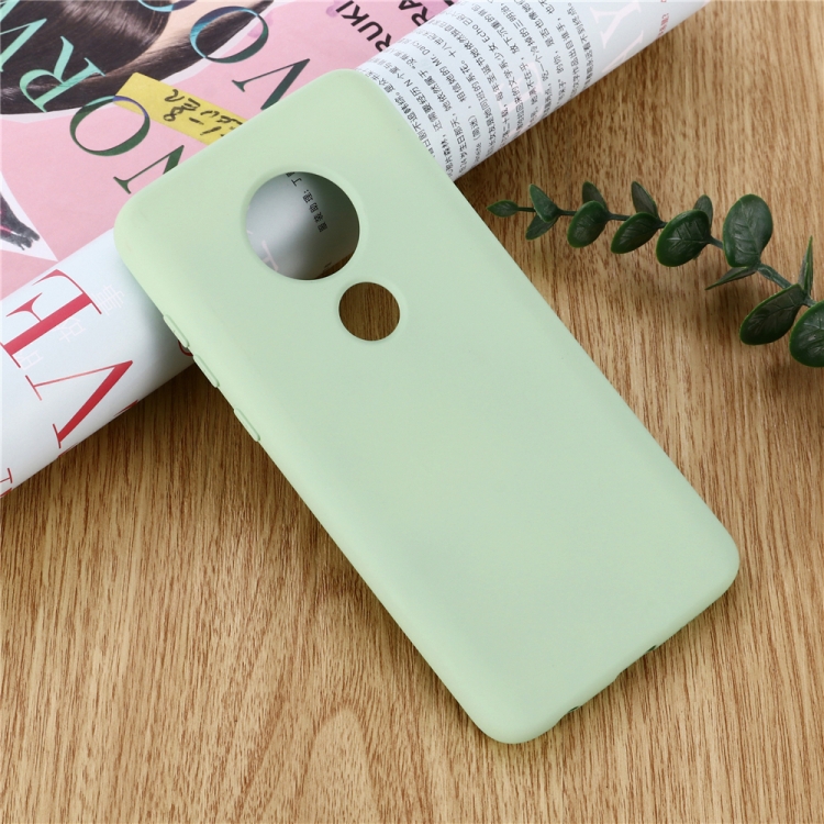 

Solid Color Liquid Silicone Shockproof Full Coverage Case For Motorola Moto E5 & G6 Play(Green)