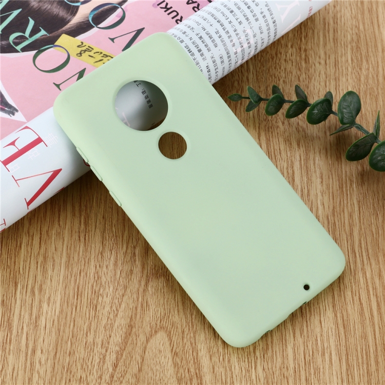 

Solid Color Liquid Silicone Shockproof Full Coverage Case For Motorola Moto G7 & G7 Plus(Green)