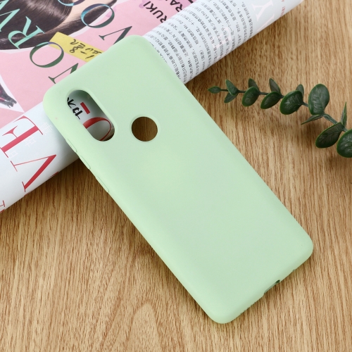 

Solid Color Liquid Silicone Shockproof Full Coverage Case For Motorola One Vision & P40(Green)