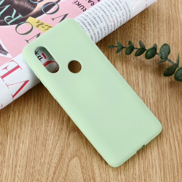 

Solid Color Liquid Silicone Shockproof Full Coverage Case For Motorola One (P30 Play)(Green)