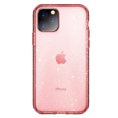 

ROCK Shiny Series Shockproof TPU + PC Protective Case For iPhone 11(Transparent Pink)