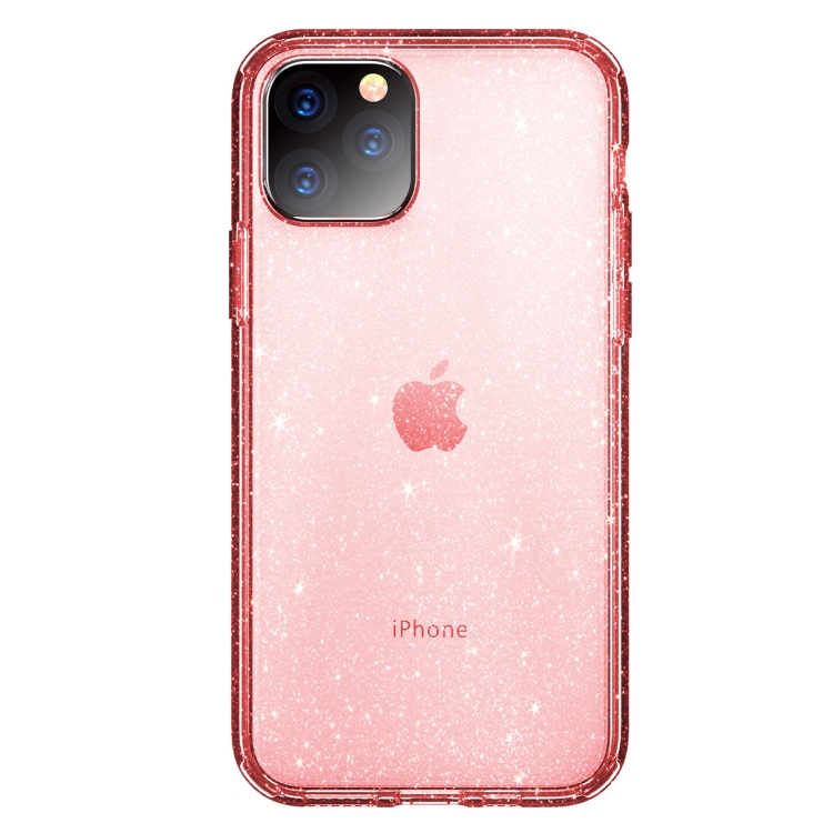 

ROCK Shiny Series Shockproof TPU + PC Protective Case For iPhone 11 Pro Max(Transparent Pink)