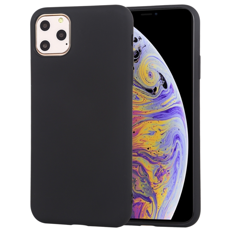 

Mutural Soft Colorful Series All-inclusive Liquid Silicon Case For iPhone 11 Pro Max(Black)