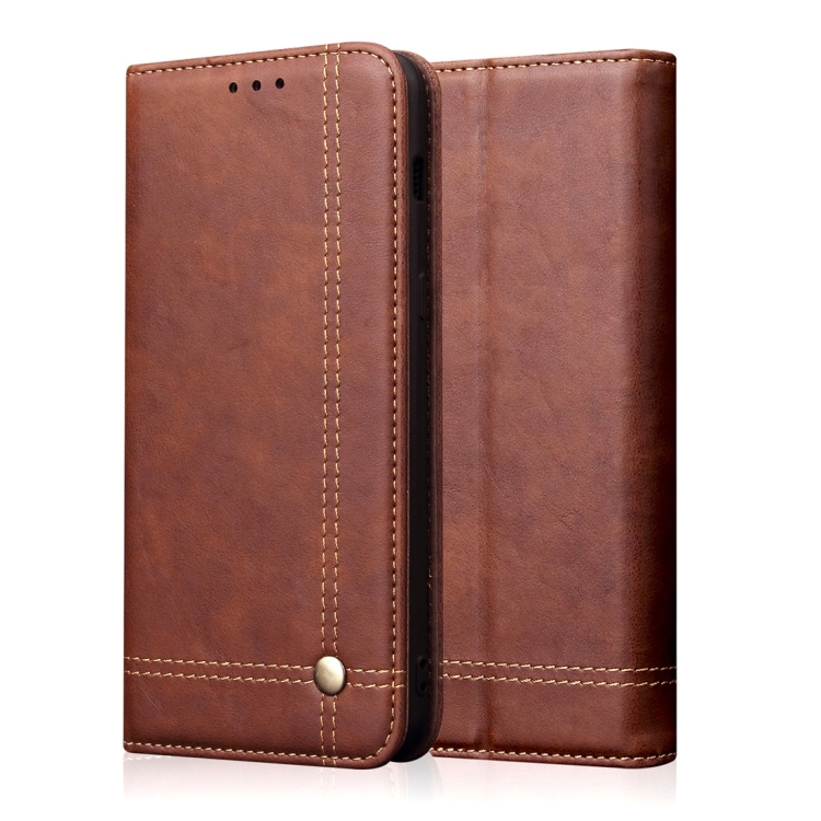 

Casual Style Retro Crazy Horse Texture Horizontal Flip Leather Case with Card Slots & Holder & Wallet for iPhone 11(Dark Brown)