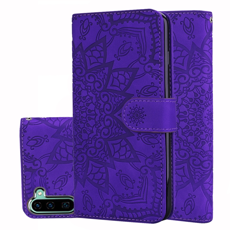 

Calf Pattern Double Folding Design Embossed Leather Case with Wallet & Holder & Card Slots for Galaxy Note 10(Purple)