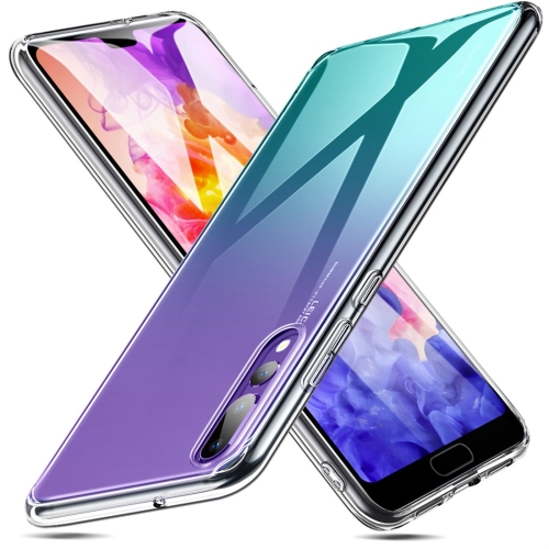 

ESR Mimic Series TPU Frame + Glass Back Protective Case for Huawei P20 Pro(Transparent)