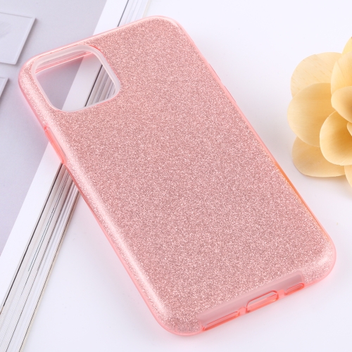 

Full Coverage TPU + PC Glittery Powder Protective Back Case for iPhone 11 Pro Max(Pink)