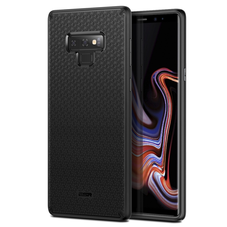 

ESR Kikko Series Anti-slip Texture TPU Soft Protective Case for Galaxy Note 9(Black)