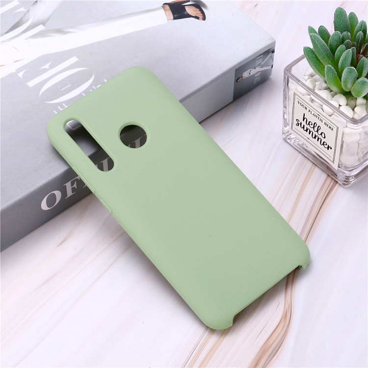 

Solid Color Liquid Silicone Shockproof Coverage Case For Huawei P Smart Z(Green)
