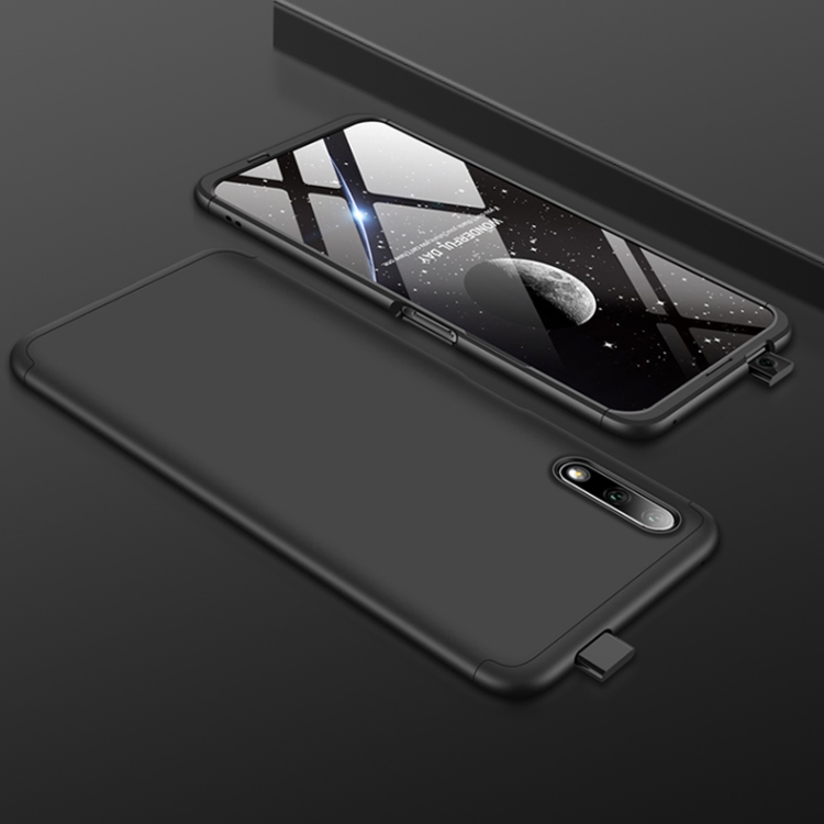 

GKK Three Stage Splicing Full Coverage PC Case For Huawei Honor 9X(Black)