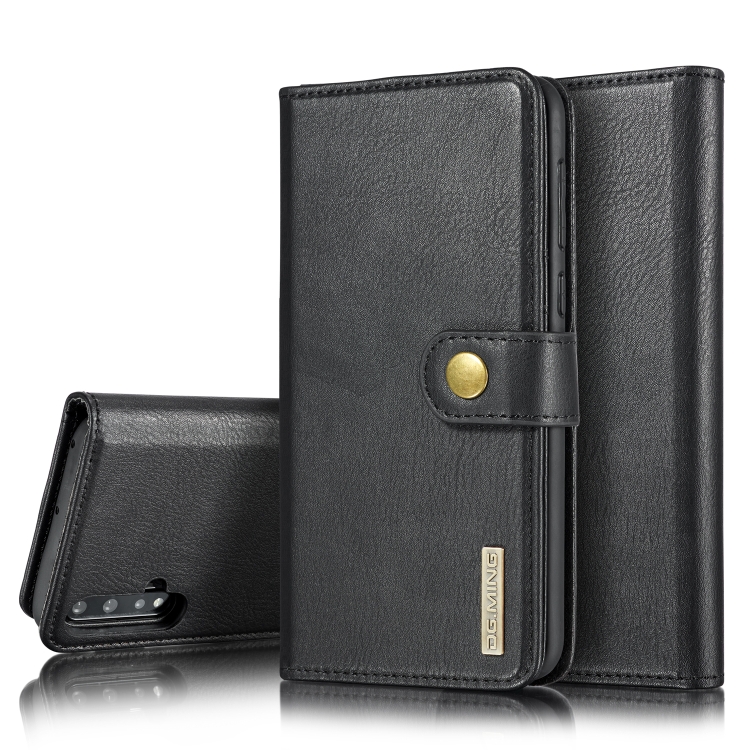 

DG.MING Crazy Horse Texture Flip Detachable Magnetic Leather Case with Holder & Card Slots & Wallet For Huawei Nova 5 Pro(Black)