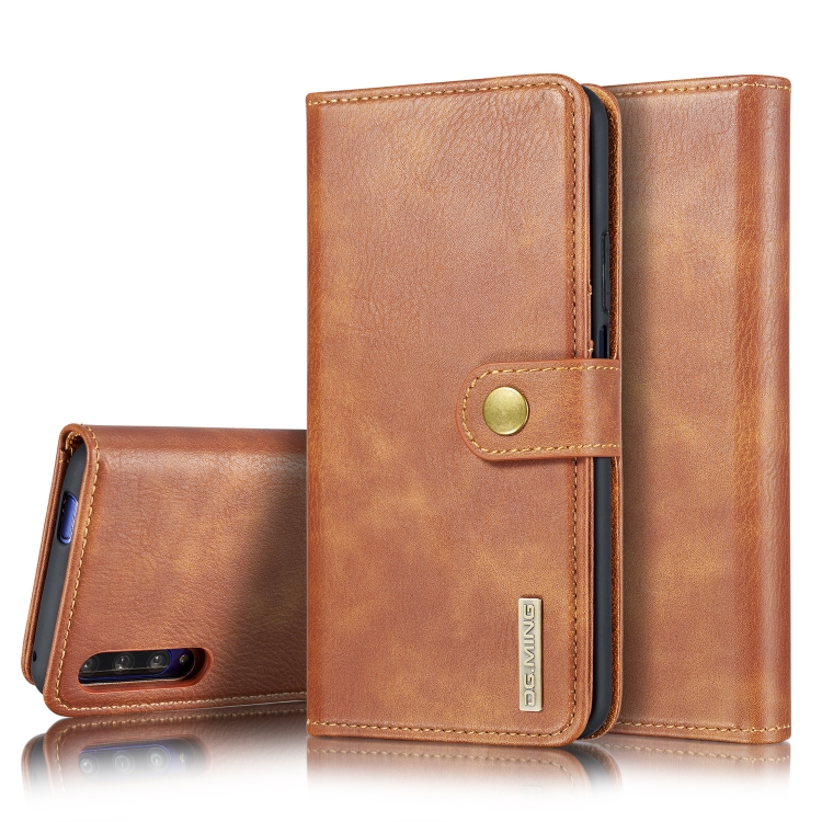 

DG.MING Crazy Horse Texture Flip Detachable Magnetic Leather Case with Holder & Card Slots & Wallet For Huawei Honor 9X Pro(Brown)
