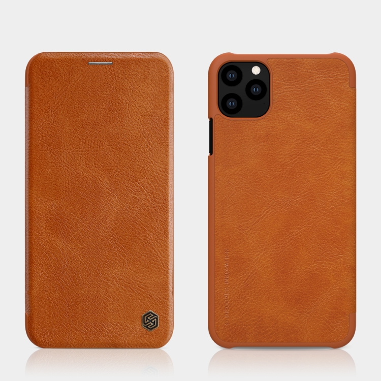

NILLKIN QIN Series Crazy Horse Texture Horizontal Flip Leather Case with Card Slot(Brown)