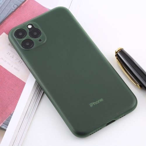 

For iPhone 11 Pro Max Ultra-thin Frosted PP Case(Dark Green)