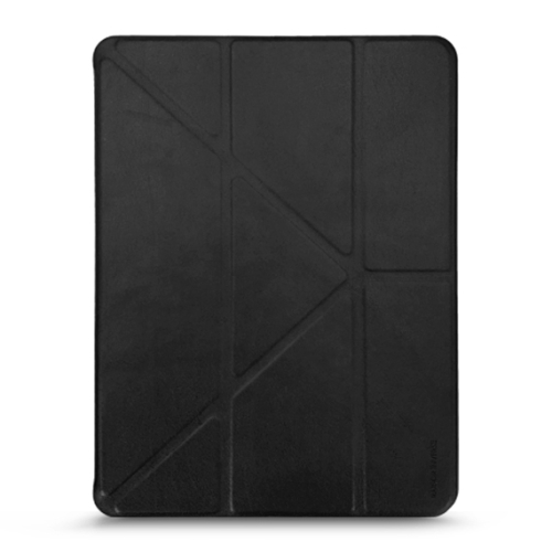 

For iPad Pro 10.5 inch / Air 10.5 (2019) RAIGOR INVERSE CAASSO Series Multi-folding Horizontal Flip Leather Case with Holder & Sleep / Wake-up Function & Pen Slot(Black)