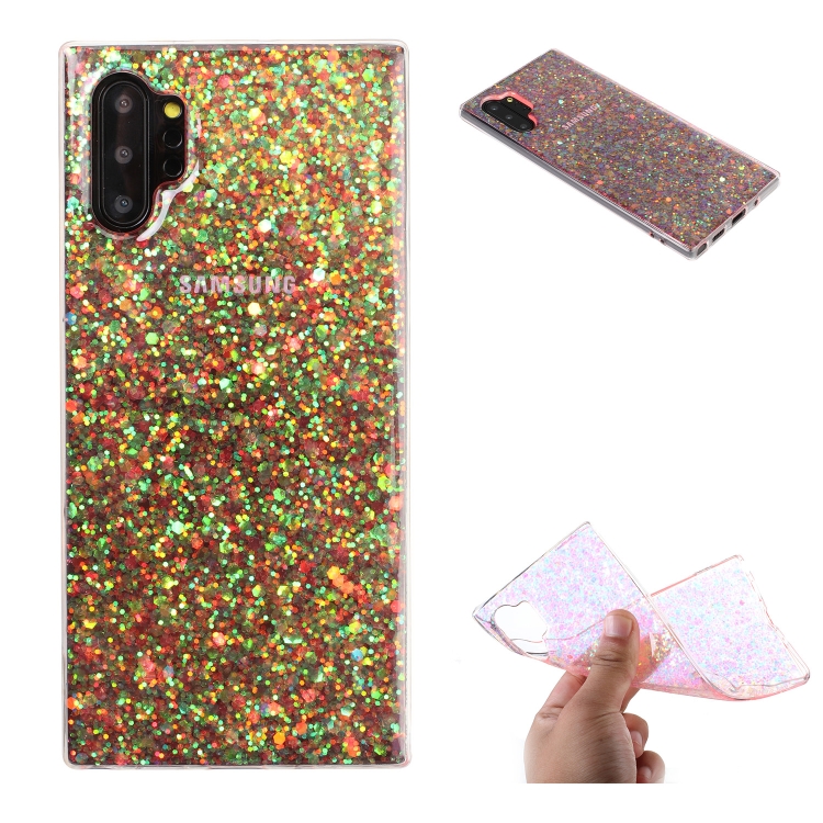 

For Galaxy Note 10 Pro Glitter Powder Soft TPU Protective Case(Colour)