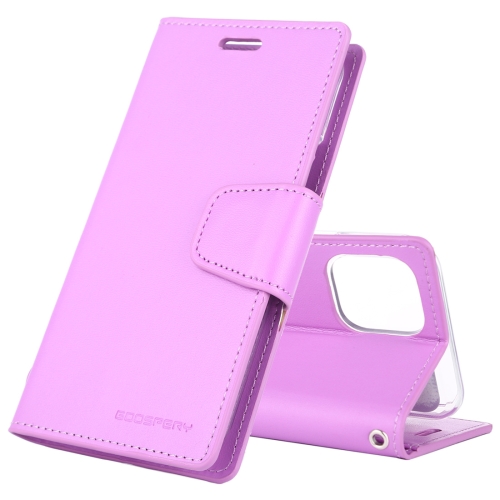

For iPhone 11 Pro Max 2019 MERCURY GOOSPERY SONATA DIARY Horizontal Flip Leather Case with Holder & Card Slots & Wallet(Purple)