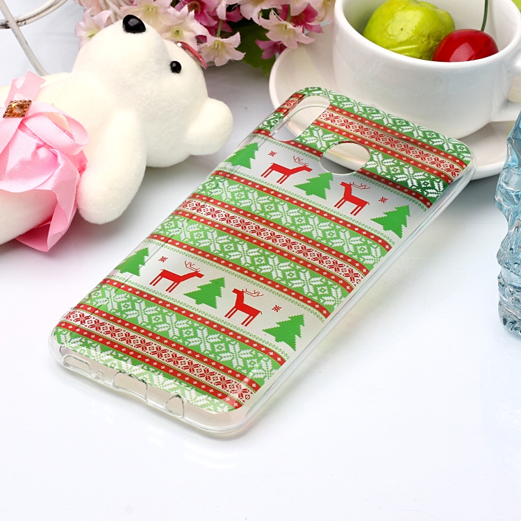 

For Galaxy M20 Coloured Drawing Pattern IMD Workmanship Soft TPU Protective Case(Tribal Elk)