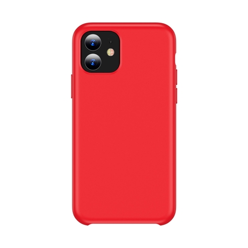 

For iPhone 11 TOTUDESIGN Liquid Silicone Dropproof Coverage Case(Red)