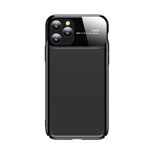 

For iPhone 11 Pro Max TOTUDESIGN Magic Mirror Series Shockproof PC + Glass Protective Case(Black)