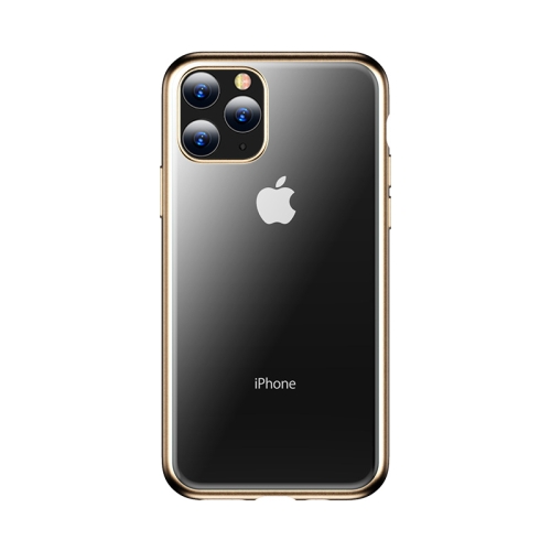 

For iPhone 11 Pro TOTUDESIGN Concise Series Shockproof Electroplating TPU Protective Case(Gold)