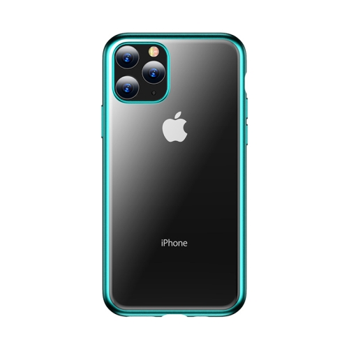 

For iPhone 11 Pro Max TOTUDESIGN Concise Series Shockproof Electroplating TPU Protective Case(Green)