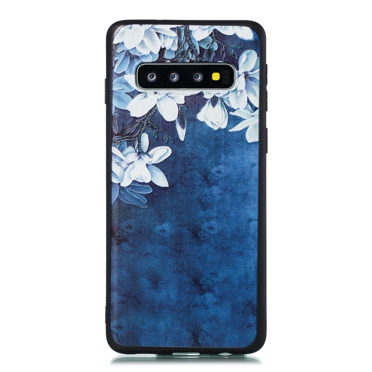

For Galaxy S10 Shockproof Soft TPU Protective Case(Magnolia Pattern)
