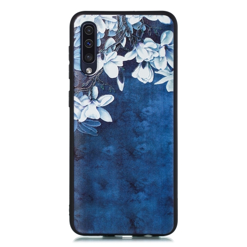 

For Galaxy A50 Shockproof Soft TPU Protective Case(Magnolia Pattern)