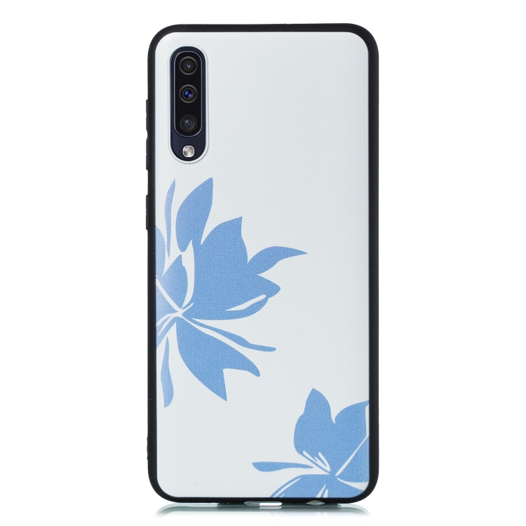 

For Galaxy A50 Shockproof Soft TPU Protective Case(Sun Flower Pattern )