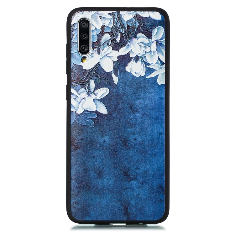 

For Galaxy A70 Shockproof Soft TPU Protective Case(Magnolia Pattern)